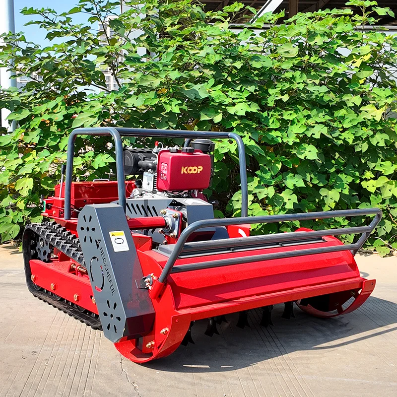 Customized EPA Approved Remote Control Lawn Mower Front Flail Mower Grass Cutter