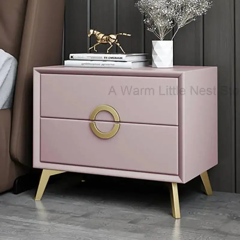 

Solid wood bedside table Bedroom Chest of drawers modern Nightstand Storage organizer luxury Corner cabinet nordic furniture