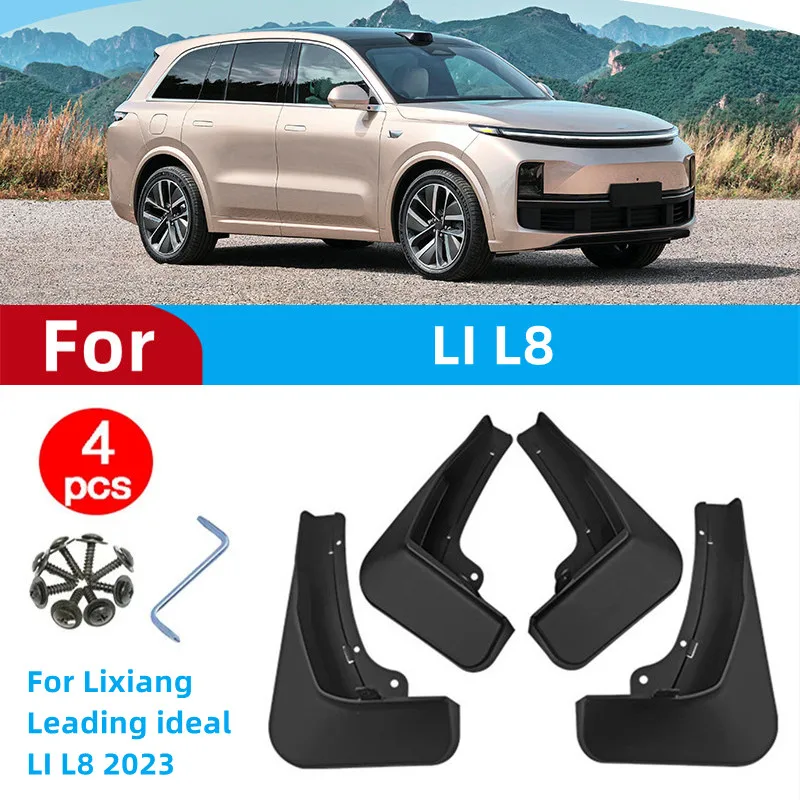 Mudguards For Lixiang Leading ideal LI L8 2023 Mud Flaps Splash Guards Fender MudFlaps Front Rear Car Accessories