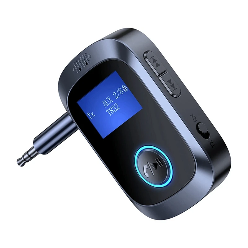 Многофункциональный аудиоадаптер Bluetooth, беспроводной адаптер, стерео музыка, 3,5 мм, AUX, музыкальный беспроводной адаптер без потерь