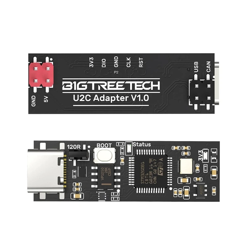 U2C Module V1.0 ARM Cortex-M0+ for BIGTREETECH-Pi U2C V1.2 Enhanced Performance Support CAN bus ESD- Protection Dropshipping