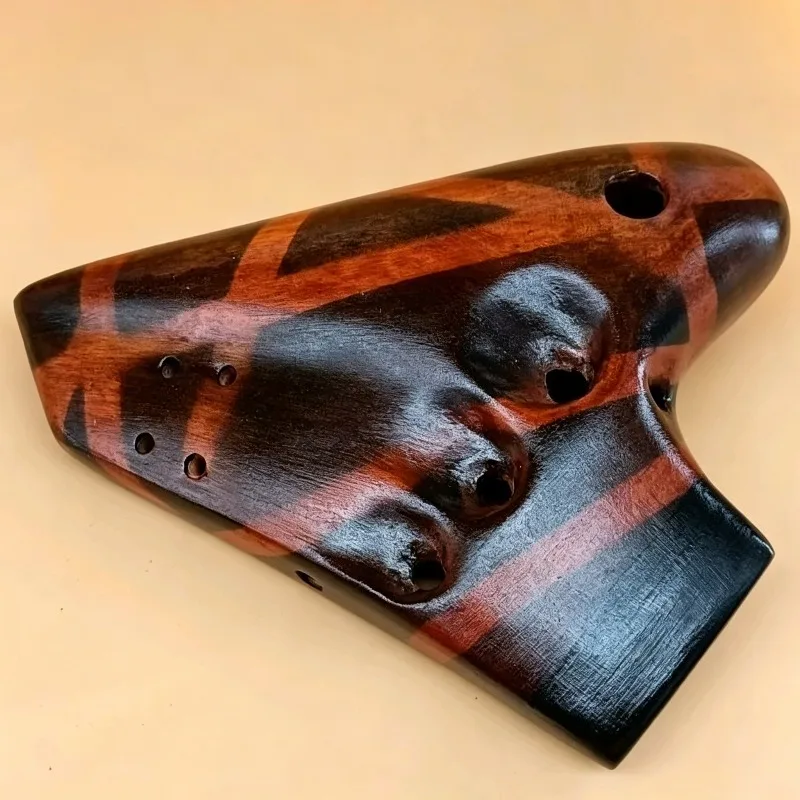 Triple Ocarina Alto C Key Ocarinas Beginner Portable Music Flute Handmade Adult Playing Professional Rare Musical Instrument
