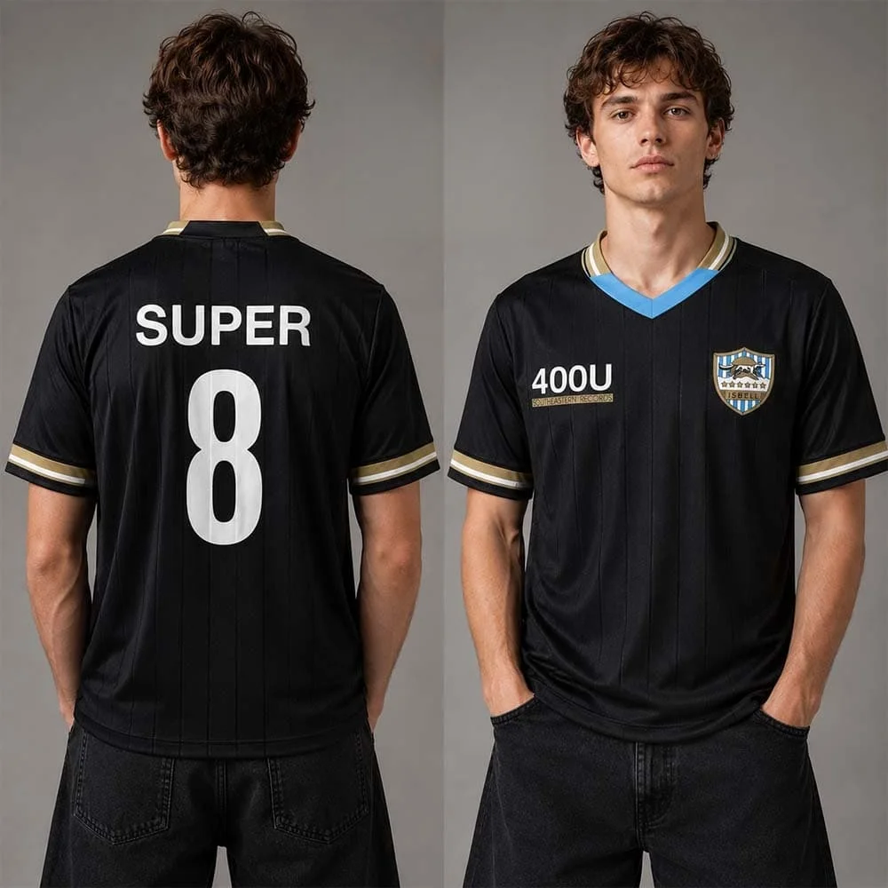 2026Family Matching Lamb of God Death Metal Band Football Jersey V-neck Sleeve Skull Gear Print Short Sleeve Rock Fan Sports Tee