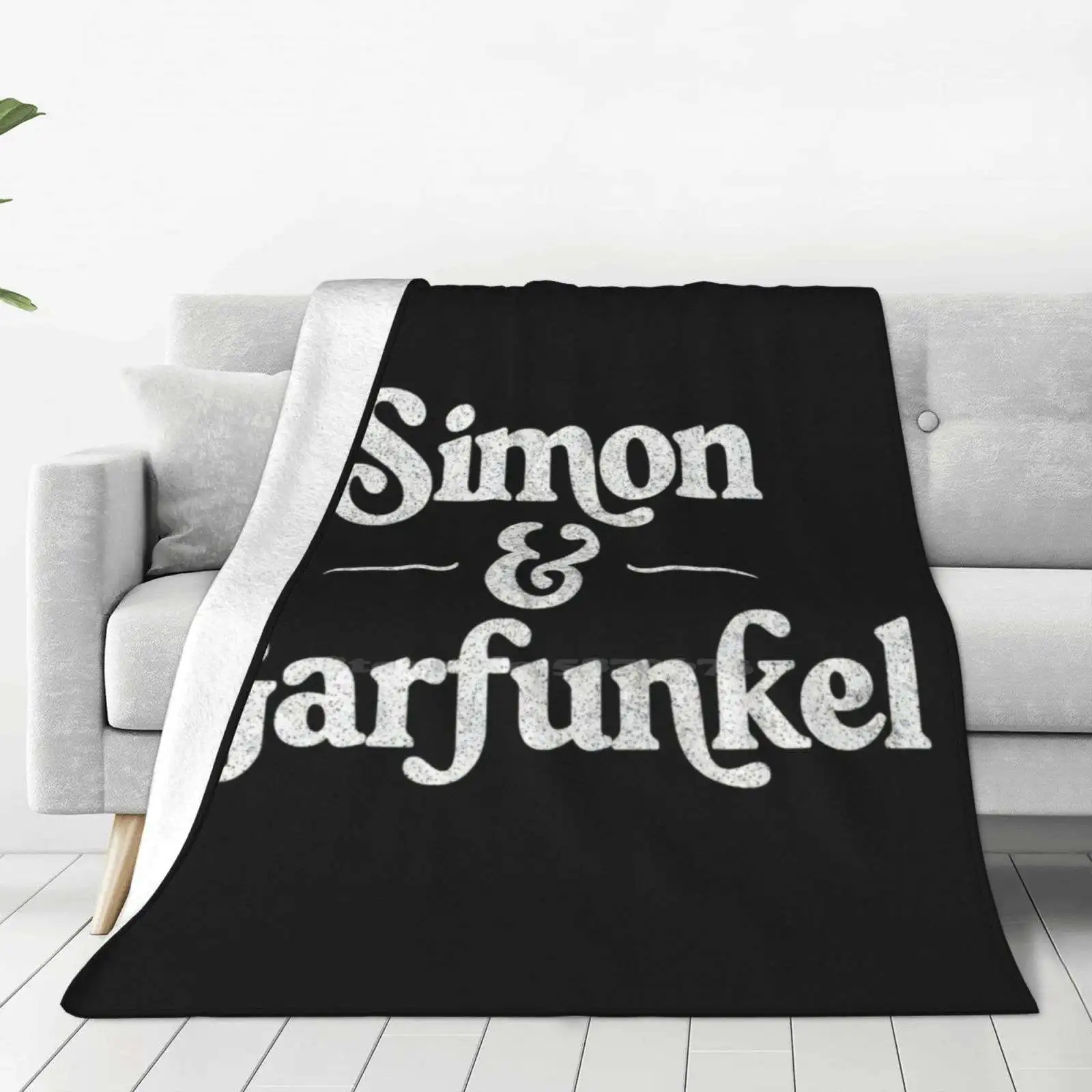 Simon & Garfunkel Four Seasons Comfortable Warm Soft Throw Blanket Paul Simon Art Garfunkel Simon Garfunkel Music 60S Groovy