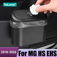 Car Backseat Hanging Garbage Bin Portabl For MG HS EHS ZS 2018 2019 2021 2022 2023 2024 2025 2026 Hybrid Trash Can Accessories