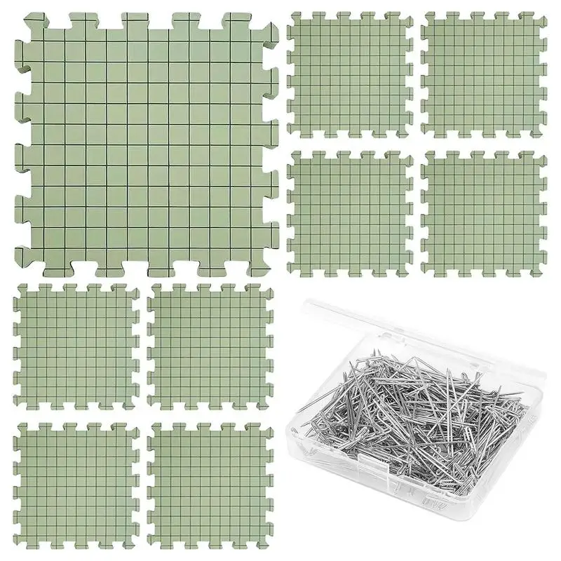 

Blocking Board For Crocheting EVA Foam Board With Grids Crochet Blocking Supplies Handcraft Crochet Supplies Blocking Board For