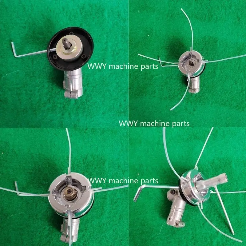 ใหม่อลูมิเนียมอัลลอยด์หัวสนามหญ้าลวดเหล็กเชือกสนามหญ้าเครื่องตัดหญ้าเบนซินหัว