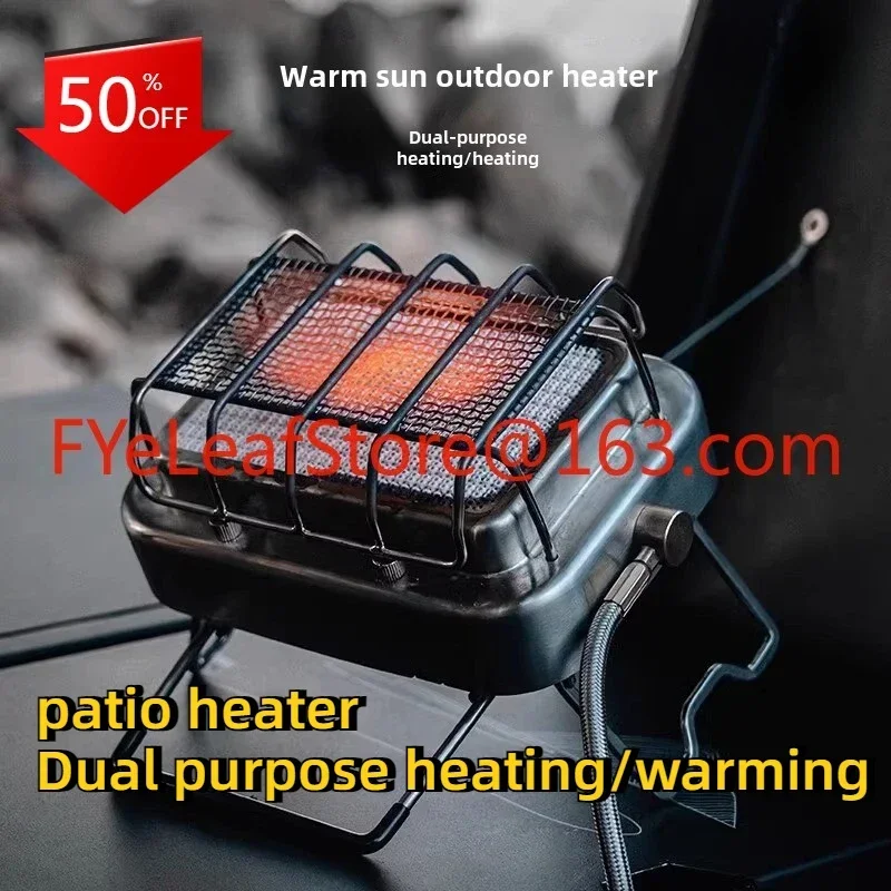 Portable mini outdoor multi-function regulated voltage heating furnace dual-purpose camping burner