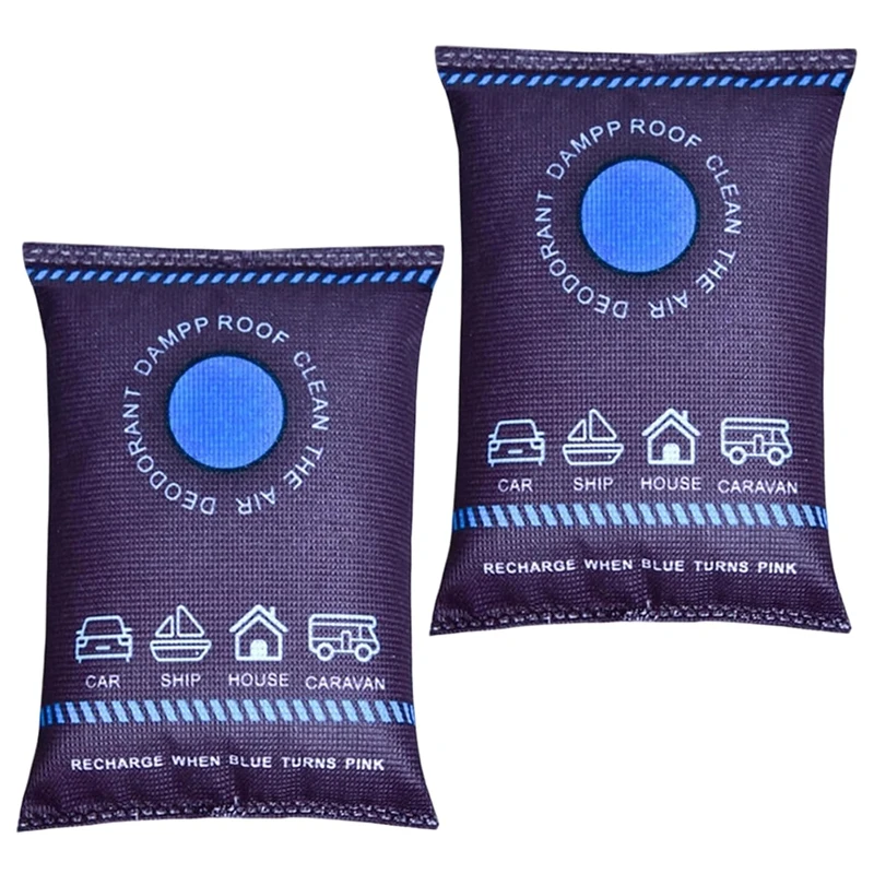 

Reusable Silicone Dehumidifier Bag Car Interior Dehumidifier Bag Home Closet Humidity Absorber Bag With Color Indicator