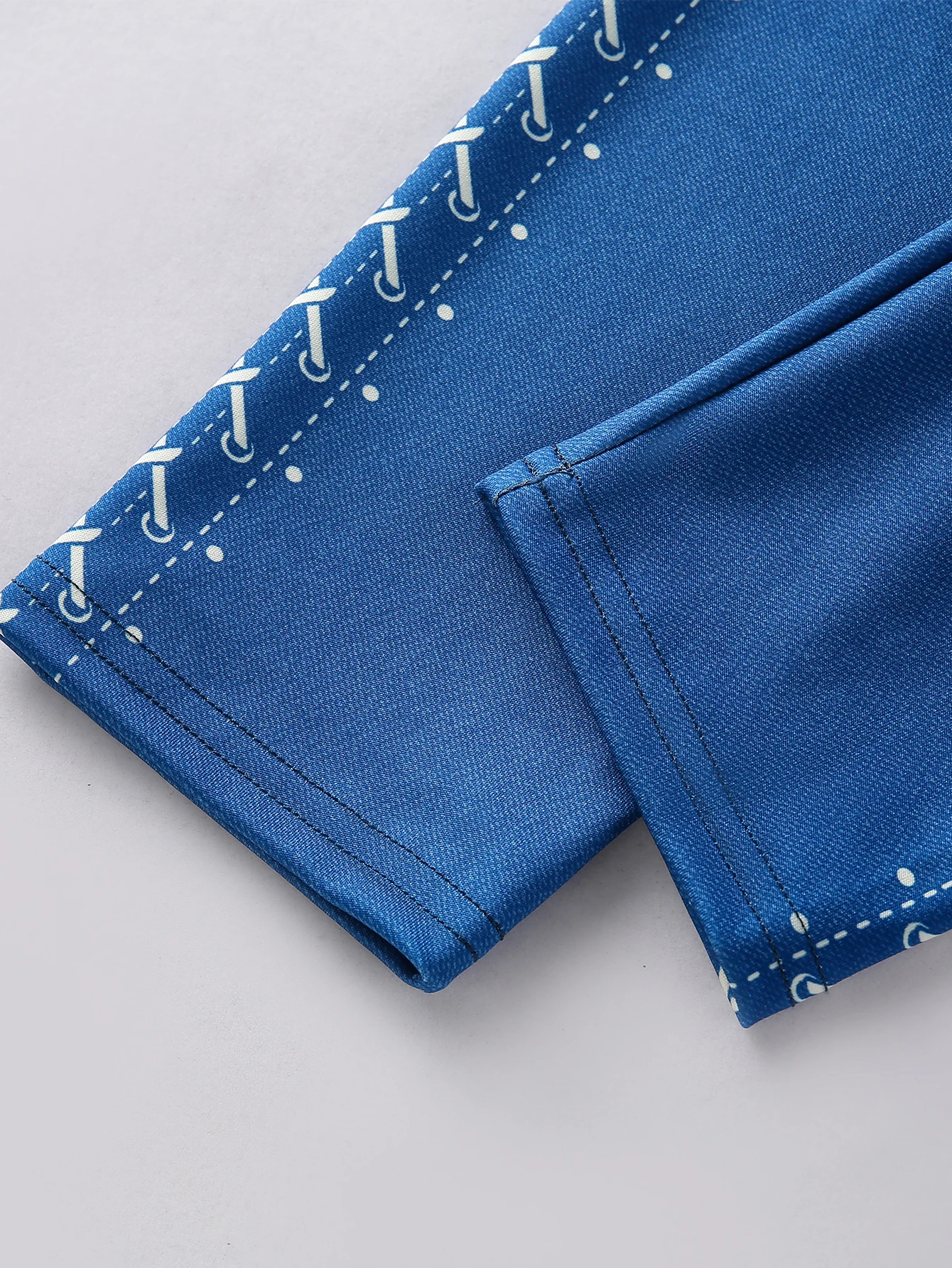 Nieuwe Mode Hoge Taille Imitatie Denim Leggings Vrouwen Europa En Amerika Sexy High-Stretch Strakke Negenpunts Broek Dames