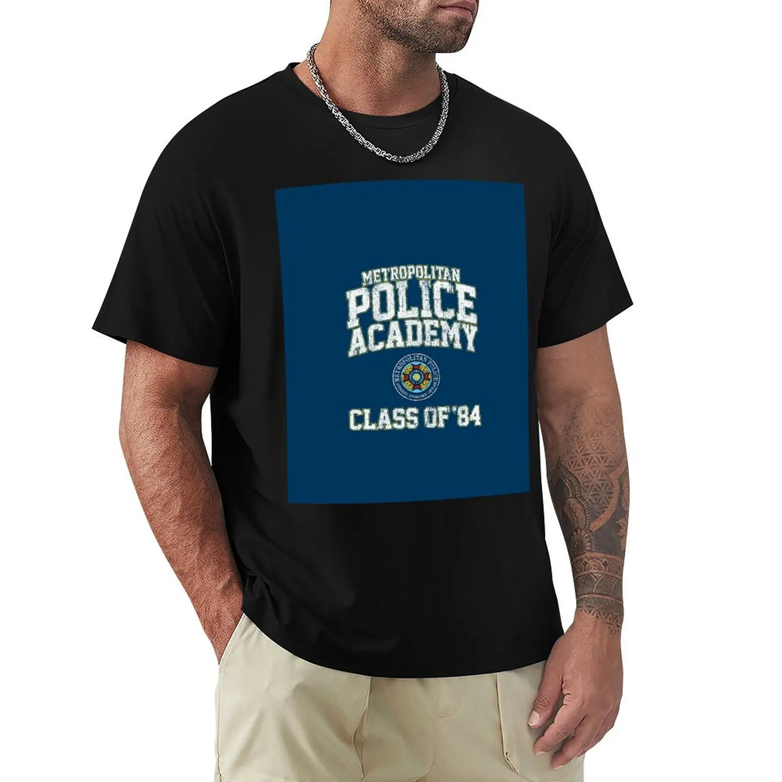 Metropolitan Police Academy Class of 84 - Police Academy (Variant) T-Shirt Halloween Theme T-Shirt