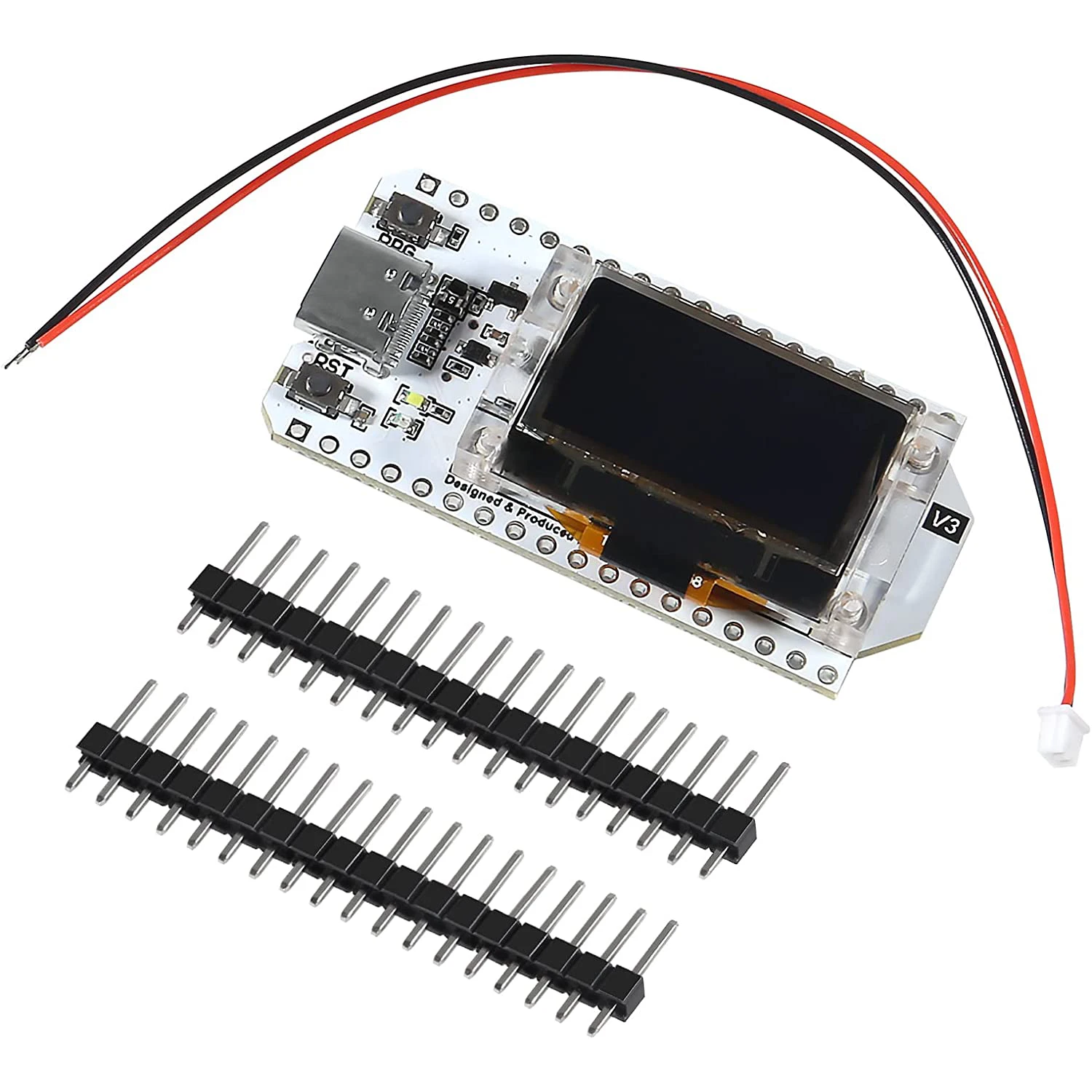 Type-C ESP-32 0.96 Inch ESP32 OLED WiFi Kit V3 Blue OLED Display WiFi+Bluetooth CP2012 Chip Development Board for Arduino ESP826