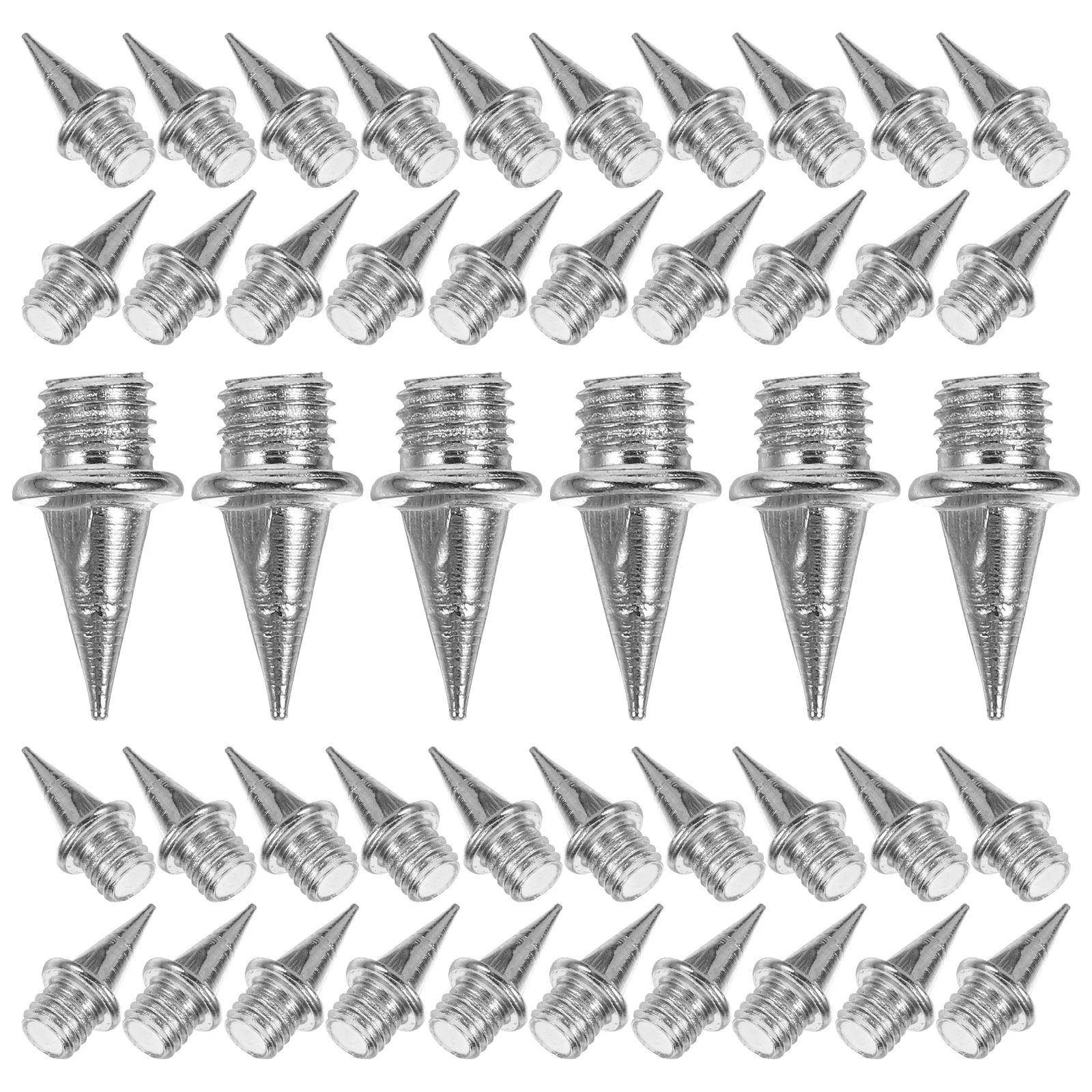 110 Pcs Shoe Spikes Steel Throwing Track Replacement for Shoes Running Golf Any