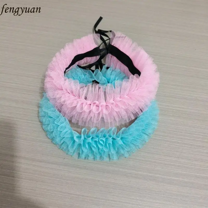 

B2QE Classical Elizabethan Ruffle False Collar for Cosplay and Theater Performances