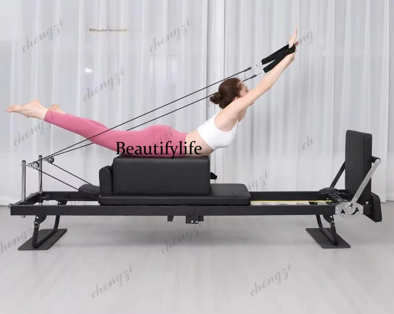 Home Extended Frame Folding Yoga And GymPilates Equipment Latex Spring Dual-use Cross-border Large Equipment Core Training Bed