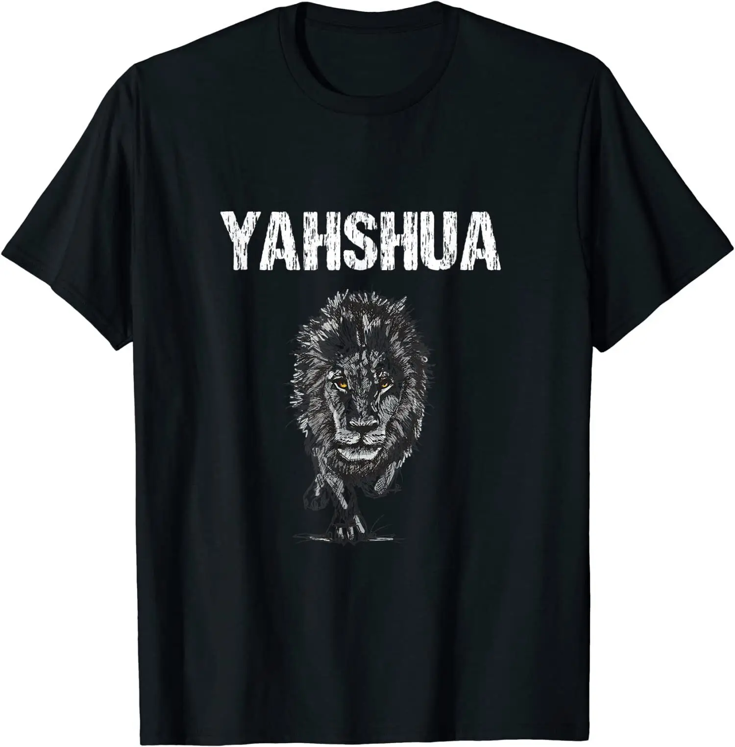 NEW LIMITED Yahshua - Hebrew Christ Lion Tribe Of Judah T-Shirt