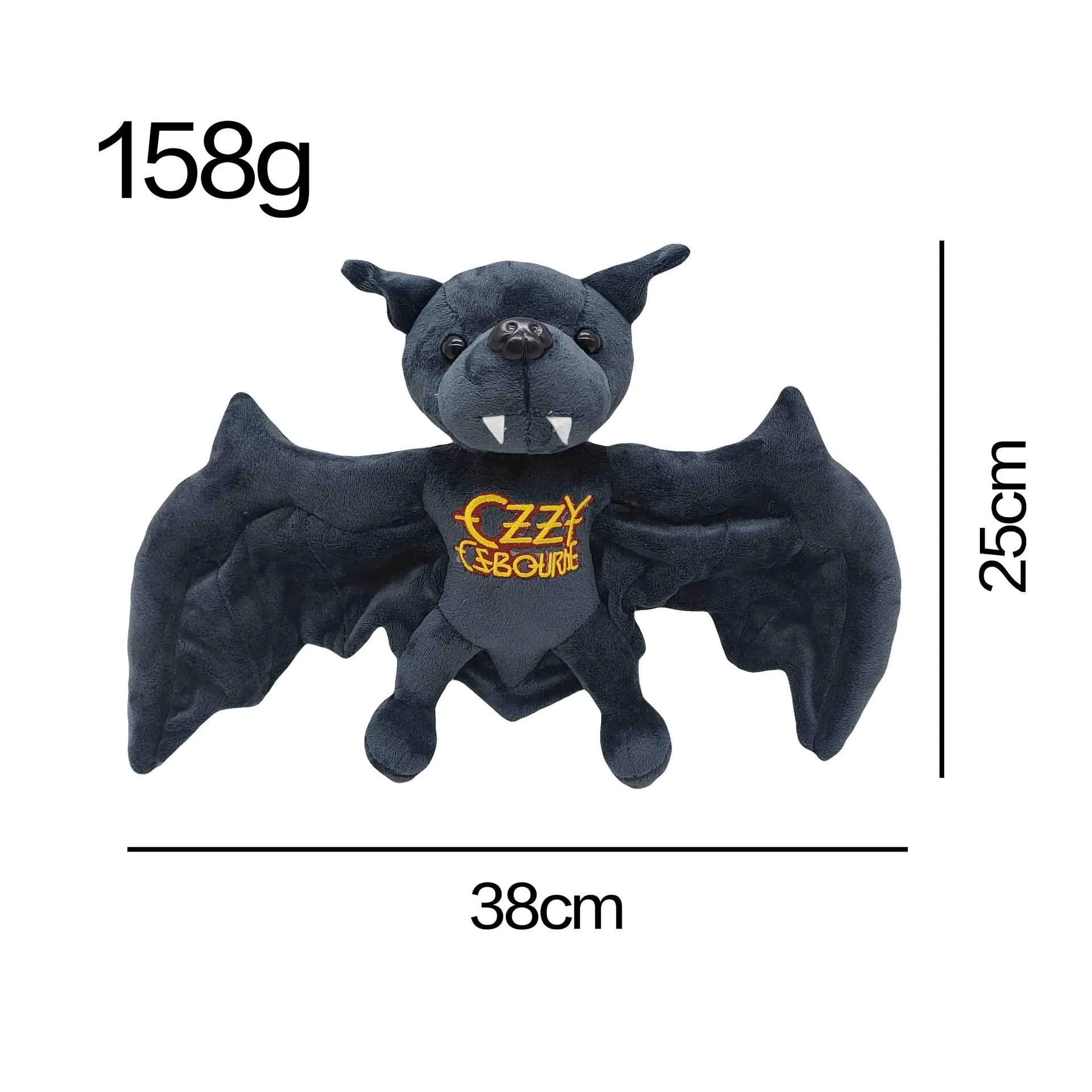 

Ozzys Osbournes Plush Bat 25cm Ozzys Osbournes Plush Doll Toy Merch Accessories Birthday Christmas Gift