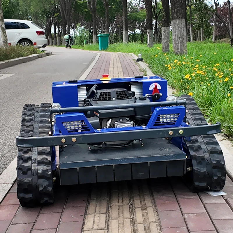 Customized all-terrain artificial intelligence remote lawn mower robot, with an engine of 500mm remote agricultural lawn mower