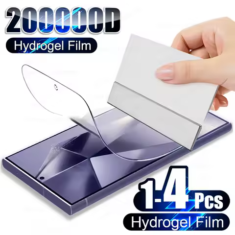 1-4Pcs Hydrogel Film Screen Protector For Samsung Galaxy S23 S24 S20 S21 S22 Plus Ultra FE Screen Protector A54 A53 A52 A32 Flim