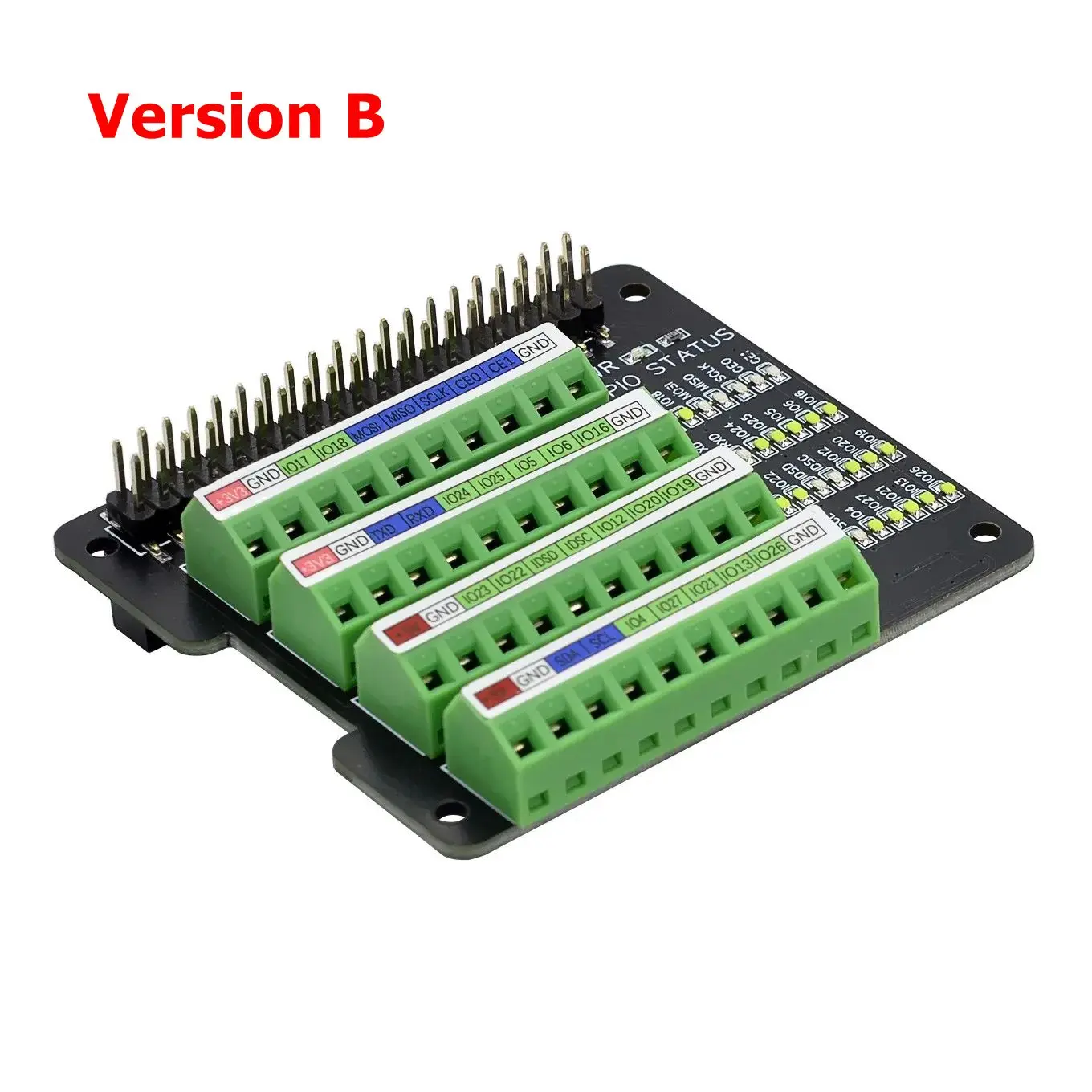 GPIO Terminal Expansion Board Multi Port Expansion Board Suitable for Raspberry Pi Series