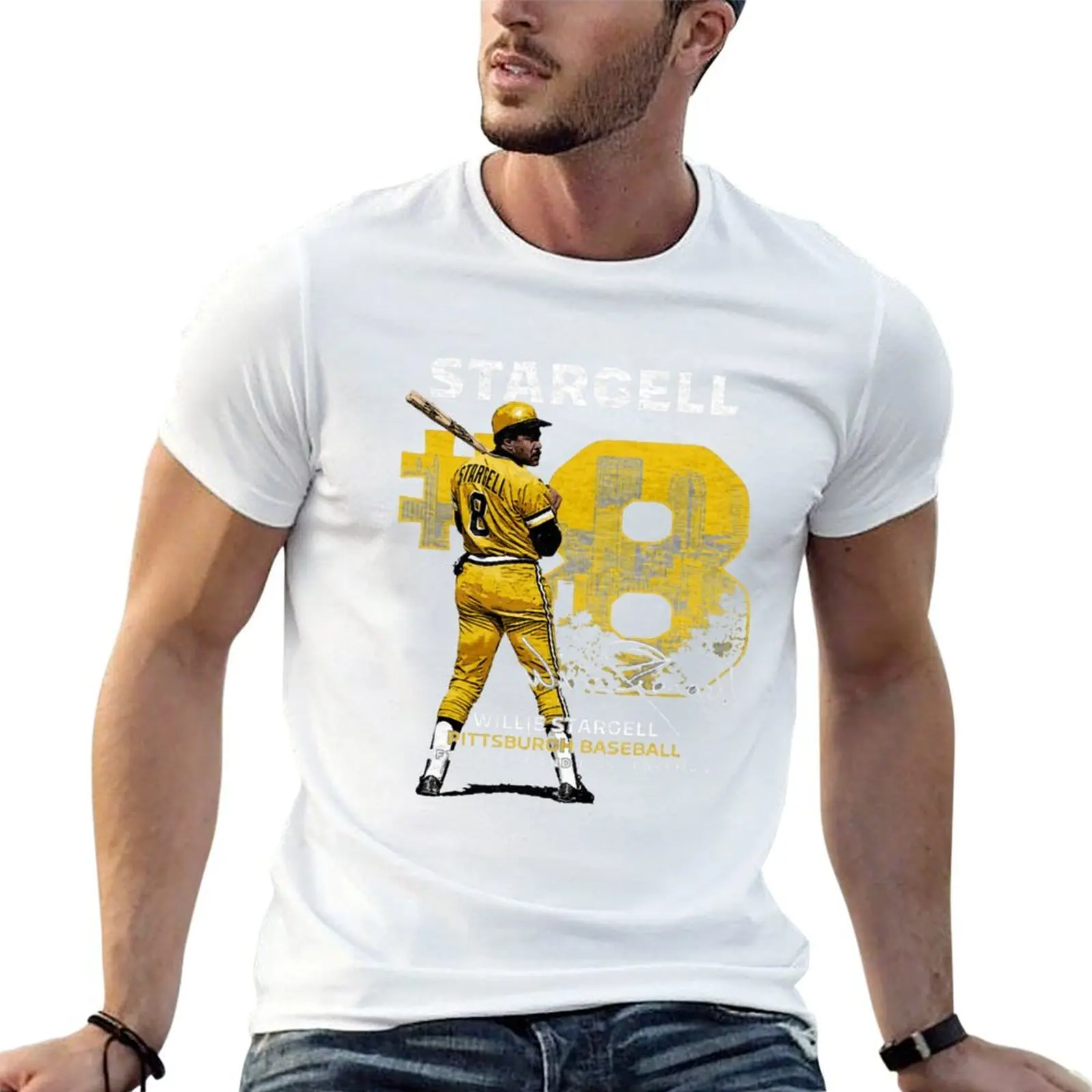 Willie Stargell Throwback Number T-Shirt designer shirts clothes men t shirts