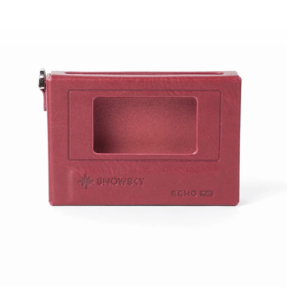 FIIO SNOWSKY Echo Mini MP3 Player Casing Pelindung Pemutar Musik Portabel Casing Pelindung Portabel PU Retro Casing Warna-warni Kustom