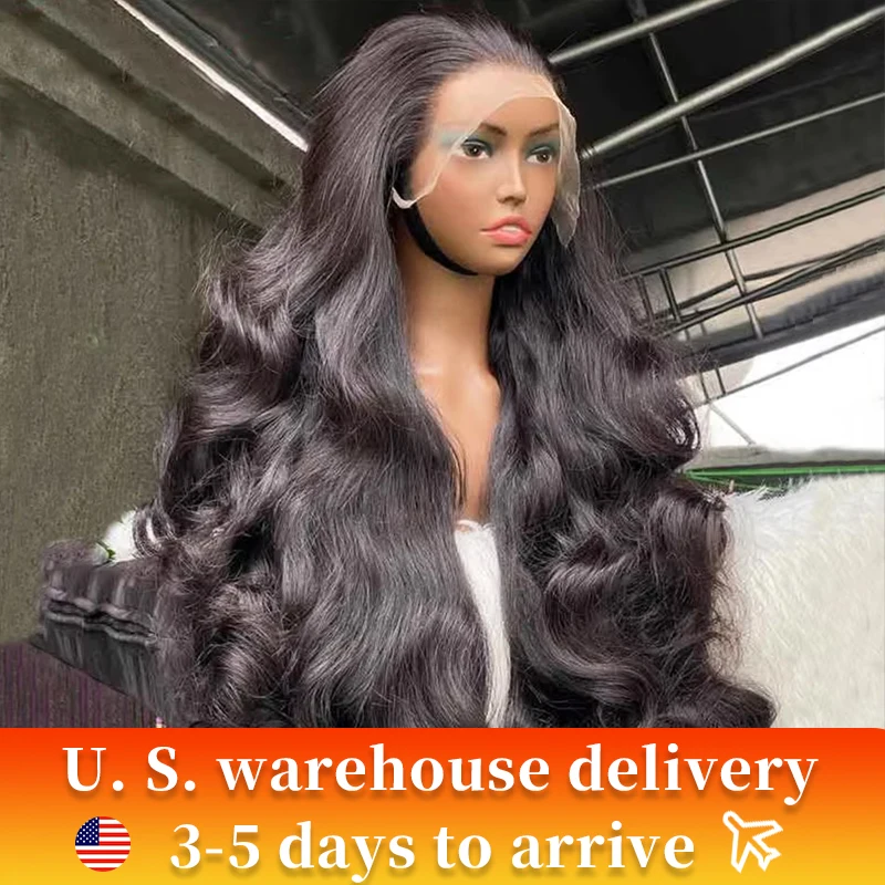 Body Wave Lace Front Wigs Human Hair 13x4 13x6 Transparent Lace Frontal Wig 180 Density Brazilian Lace Closure Wig Wholesale