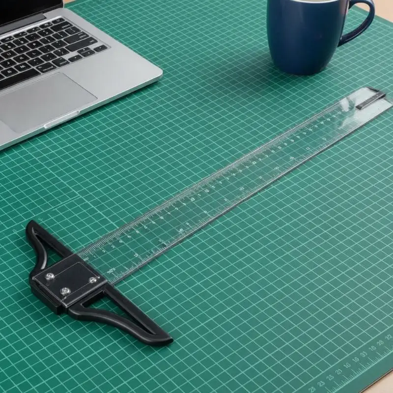 T Square Ruler High Precision Removable Drafting Ruler 45/60/70/80cm Plastic for Architect DIY Craft Art Design Office Work