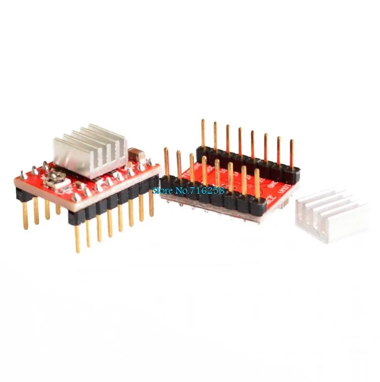 Reprap Stepper Driver A4988 DRV8825 Stepper Motor Driver Module +Heat Sink