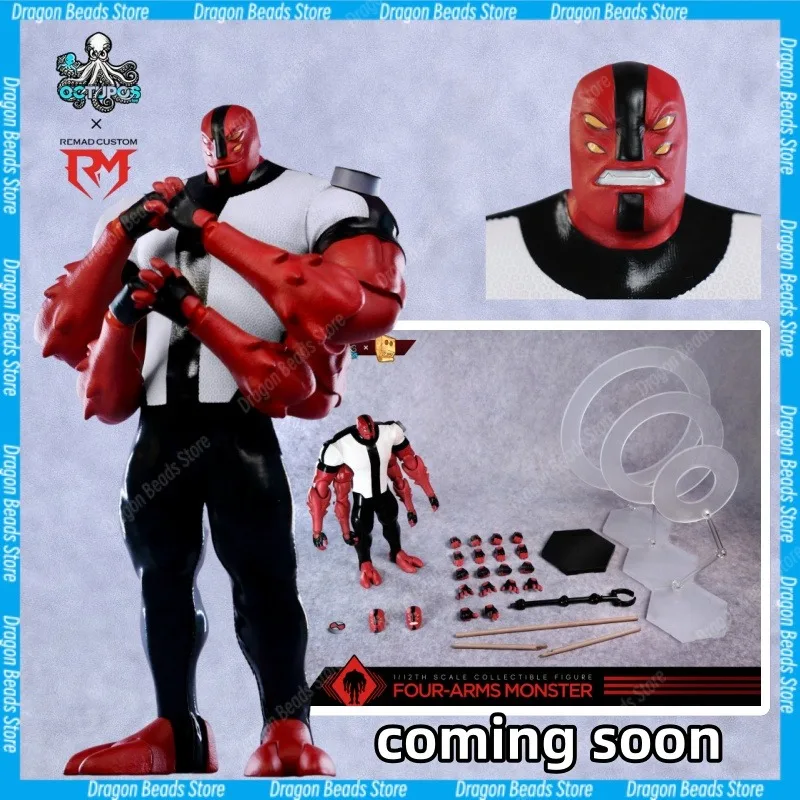 【Nueva Llegada】RemadCustom × Octopus Toy × Toy Mask Ben 10 — Ben Tennyson / Four Arms Figura de Acción a Escala 1/12
