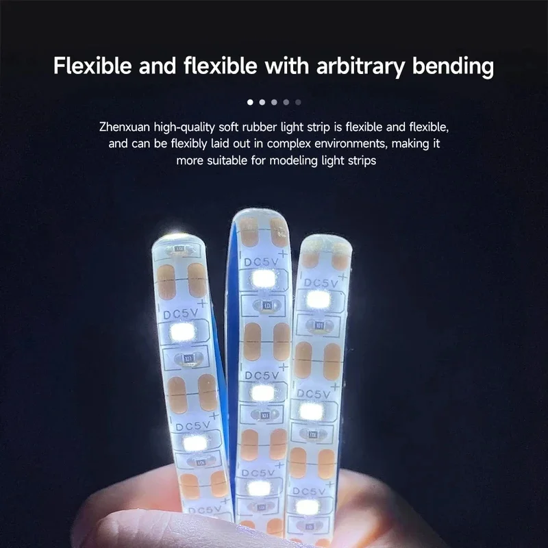 

For Bambu Lab LED Light strip P1P P1S LED Lights Strip Kit 5V 150cm IP44 Lighting Lamp Super bright for Bambulab 3D Printer