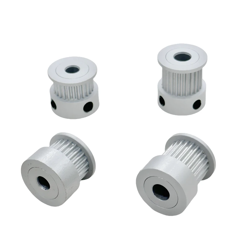 3D-Druckerteile GT2 Zahnriemenscheibe 2GT 24 Zähne K-förmige Aluminiumbohrung 5/6/6,35/8 mm 2GT Synchronradgetriebe 24 Zähne Breite 6/10 mm – Detail 5