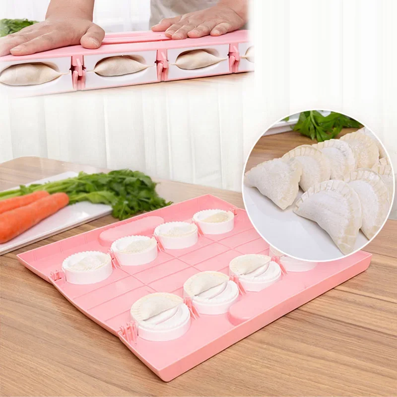 

New Dumplings Maker Tool Jiaozi Pierogi Mold You Can Make 8 Dumplings at a Time Baking Molds Pastry Kitchen Accessories Patented