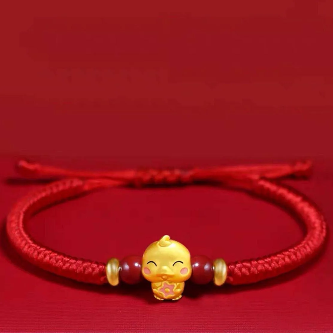 12 Constellation Zodiac Sign Adjustable Couple Bracelet Lucky Red Rope Charm Animal Pendant Bracelet for Women Men Birthday Gift