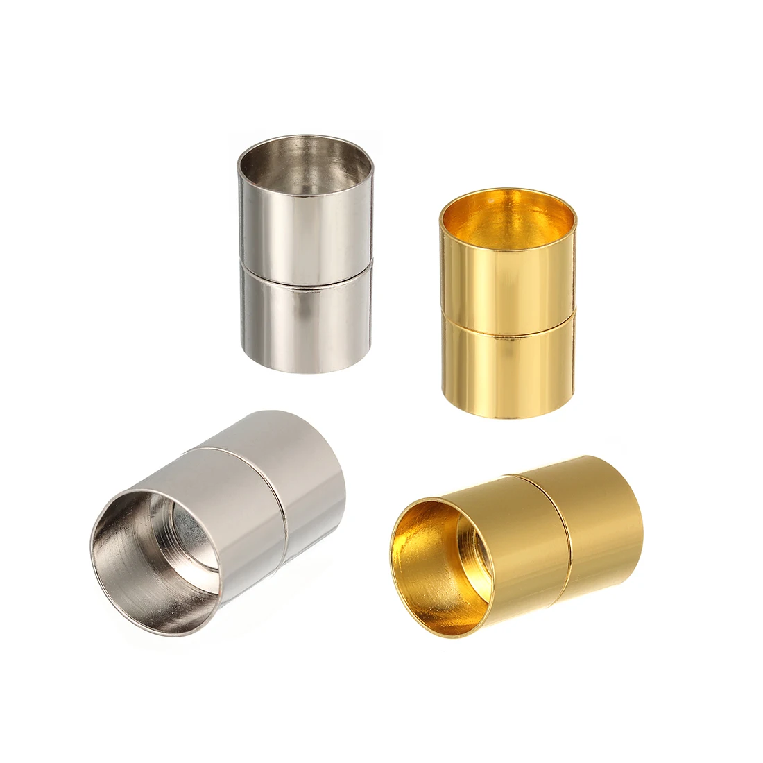 5 مجموعات المشابك المغناطيسية القوية 3/4/5/6/7/8/10/12/14/15 مللي متر الجلود الحبل نهاية المشبك مشبك موصلات DIY بها بنفسك صنع المجوهرات النتائج