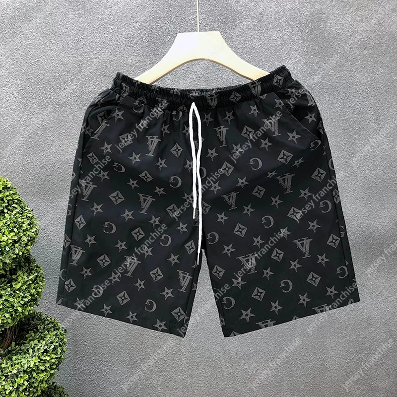 Men's High-version Shorts European and American Fashion Popular High-end Shorts Shopping Dating Casual and Comfortable Shorts