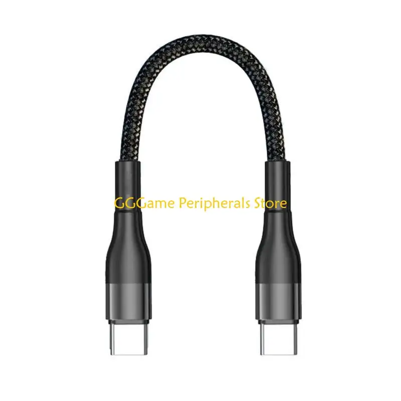 U55B USB C to USB C Cable PD Fast Charging Cable 66W USB C Charging Cable USB Type C Cable Nylon Braided Charging Cable