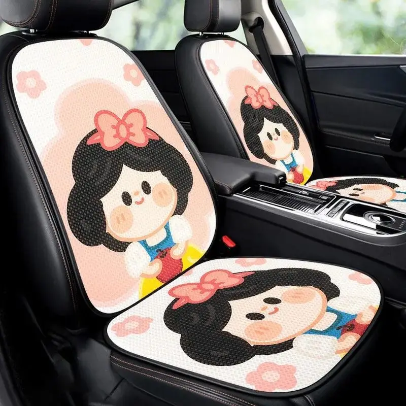 Universal Cartoon Car Seat Cushion Cute Comfortable Car Seat Cover Little Prince Little Princess Couple Car Seat Accessories