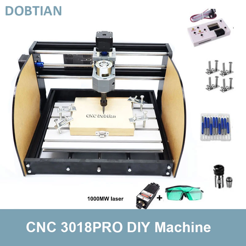 

CNC 3018 Pro Max DIY Engraving Machine Laser Engraver 3-Axis GRBL Milling Laser Wood Router PCB PVC Mini CNC3018 Crave Engraver