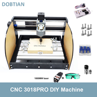 CNC 3018 Pro Max DIY Engraving Machine Laser Engraver 3-Axis GRBL Milling Laser Wood Router PCB PVC Mini CNC3018 Crave Engraver