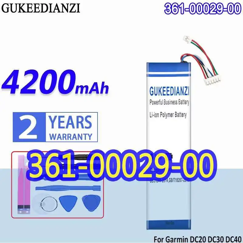 

Battery 361-00029-00 4200Mah For Garmin DC20 DC30 DC40 Astro System Dog Tracking DC 20 010-10806-00 -01 -20