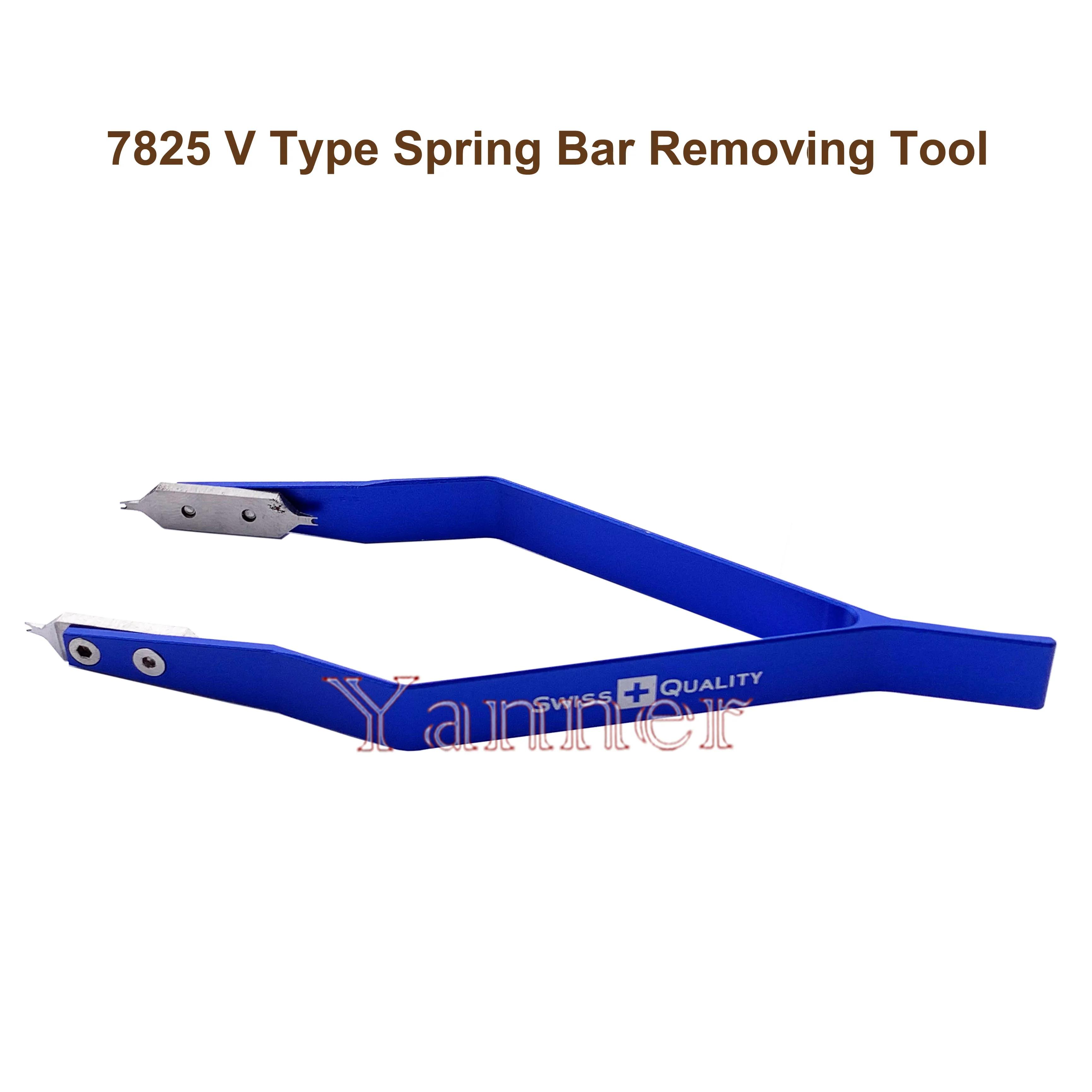 Professionelles Federsteg-Entfernungswerkzeug für Rlx-Edelstahl 7825, V-Typ, Rlx-Uhrenfedersteg-Pinzette für die Uhrenreparatur