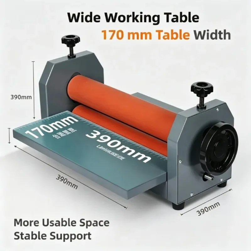 TK390 Manual Cold Laminating Machine Small Rubber Roller Laminator Photo Craft Processing Accessory Replacement Spare Parts