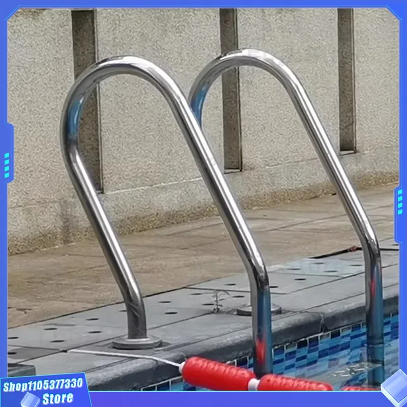 304 316 Stainless Steel Pool Ladder 2 3 4 Steps with Handrails Non Slip Design Professional Grade Swimming Pool Accessory for