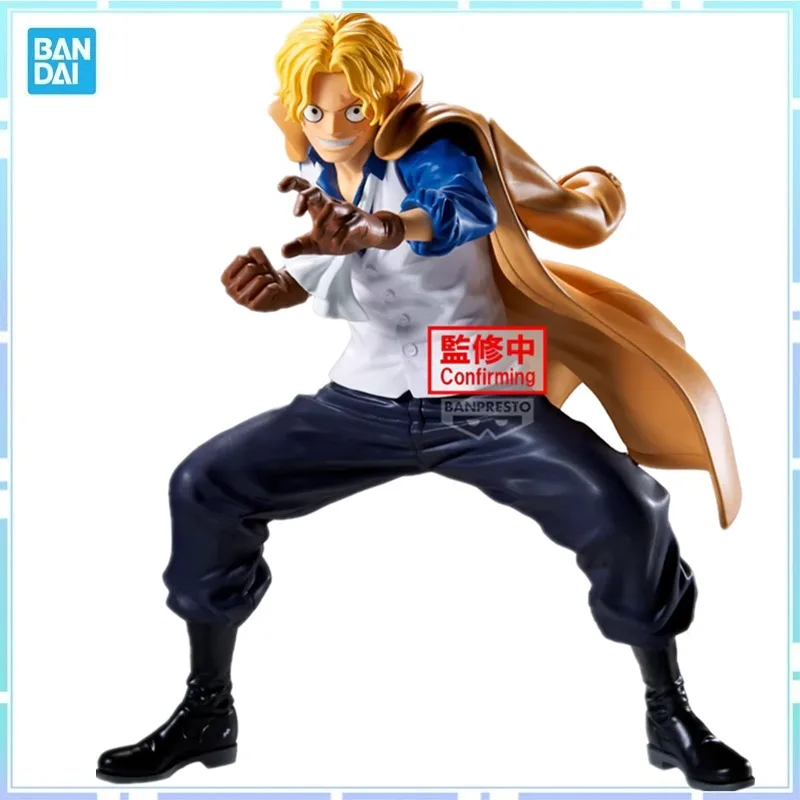 

Bandai Original BANPRESTO Anime ONE PIECE Grandista Gros Sabo PVC Action Figure Collectible Model Toy Gifts