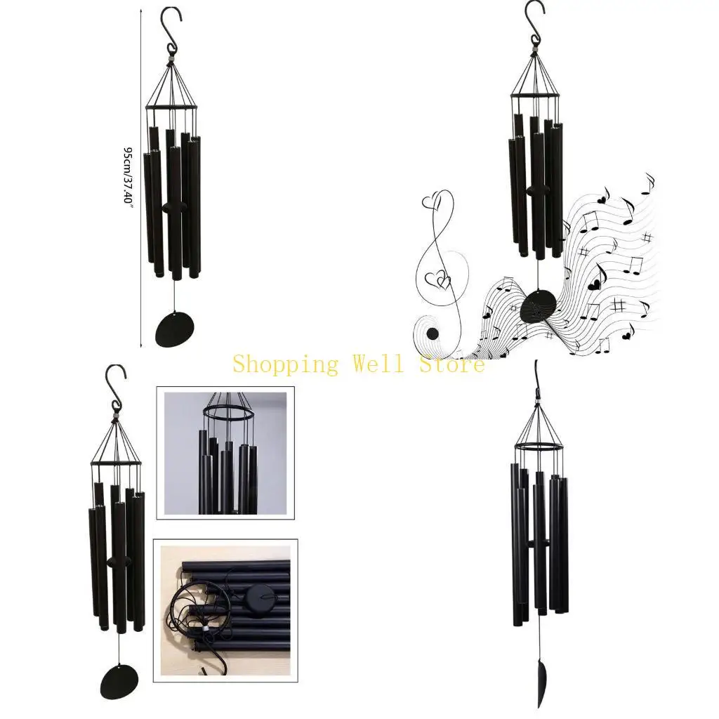 KX4B Outdoor Wind Chimes Tuned Tubes Deep Tone Wind Chimes Memorial Wind Chimes