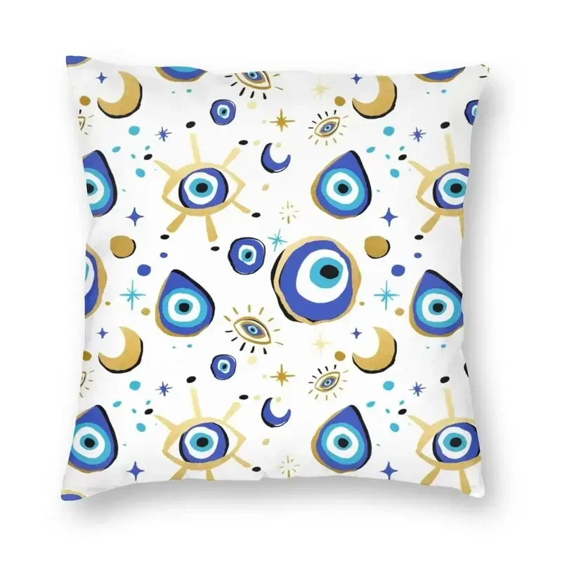 40/45/50cm Evil Eye Black Art Cushion Cover Living Room Mysterious Spirit Pillow Covers Sofa Bedroom Pillowcase Home Decor