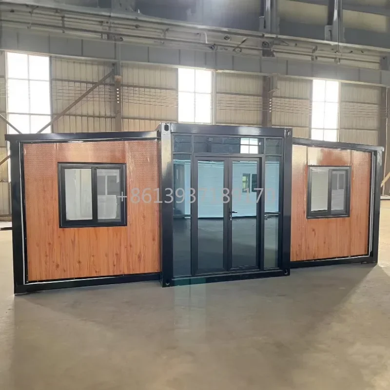 Australian Guest House Granny Flat Portability for Painting Cars 20ft 40ft Container House Container House with Glass