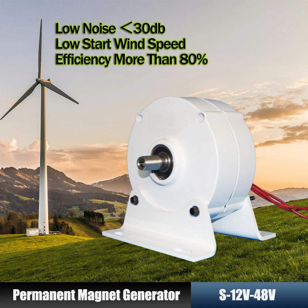 New Arrival 6000W Low Rotate Speed 12V/24V/48V Output Permanent Magnet Generator Wind Turbine Alternator Low RPM PMG