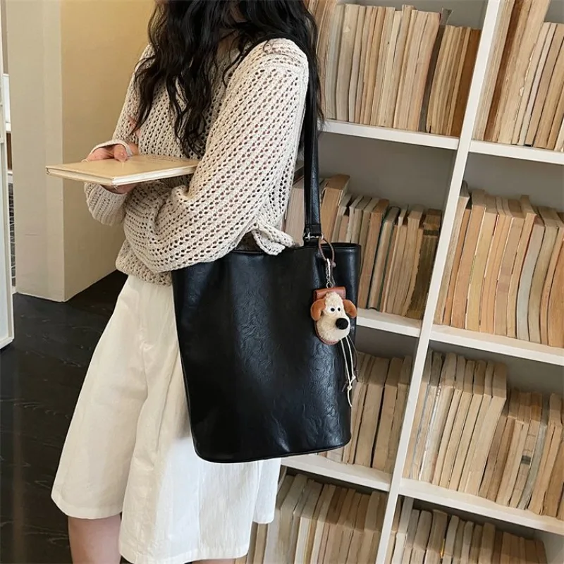 

Модная кожаная женская сумка-тоут: роскошная, элегантная, винтажная, повседневная сумка через плечо для работы